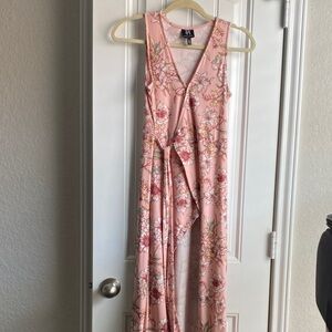 Floral Pink Jumpsuit
